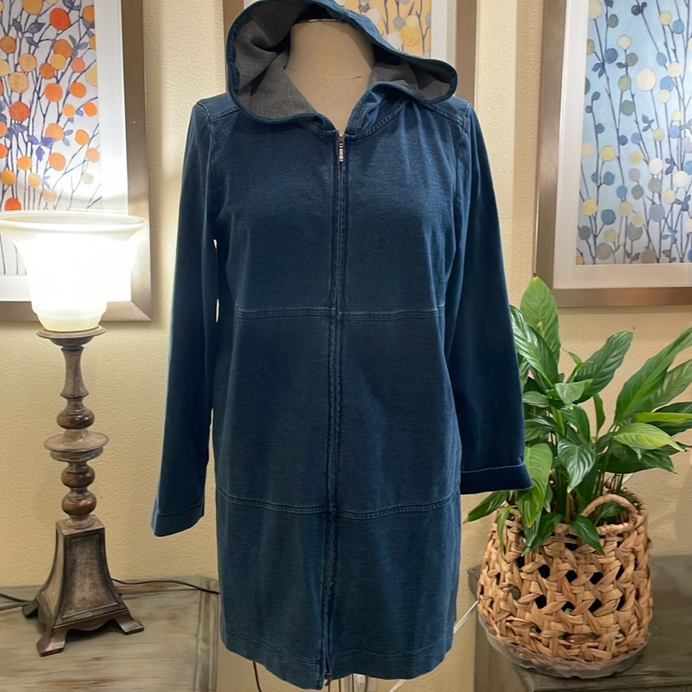 Indigo Pure Jill Hooded Soft Jacket